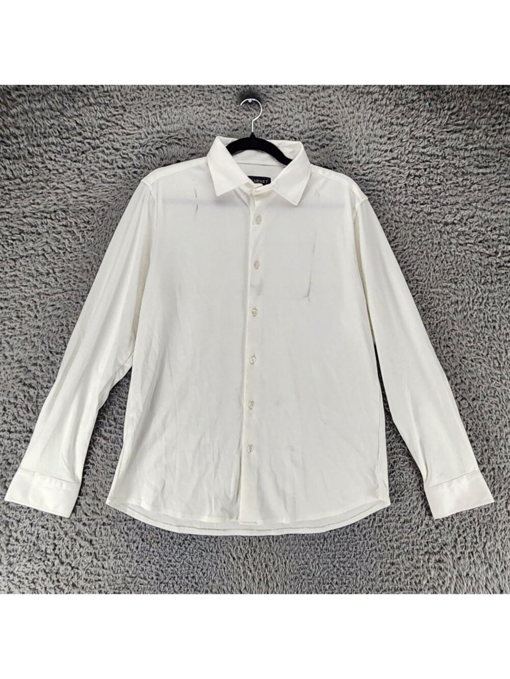 Garnet Shirt Mens Medium White Long Sleeve Button *NWD Read*